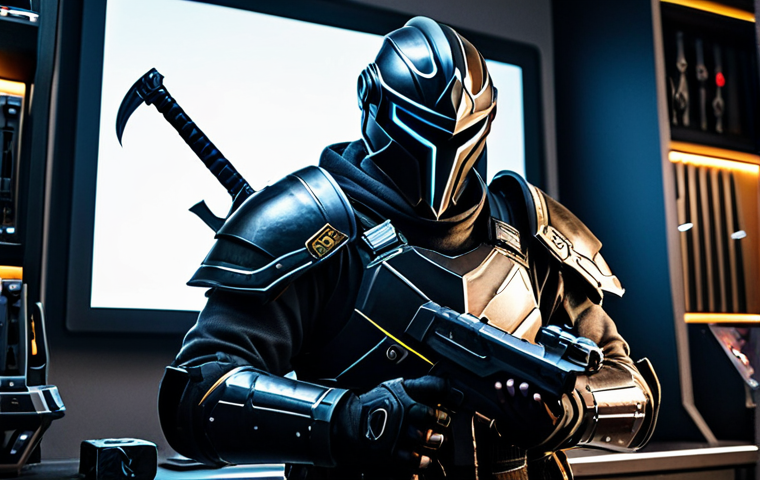 **

"A determined Eternal Return player, fully clothed in stylish tactical gear, meticulously planning their weapon combination on a digital tablet, displaying an image of a sword and hammer. The setting is a brightly lit, modern gaming room. Safe for work, appropriate content, professional gamer environment, perfect anatomy, natural proportions, high quality, family-friendly."

**