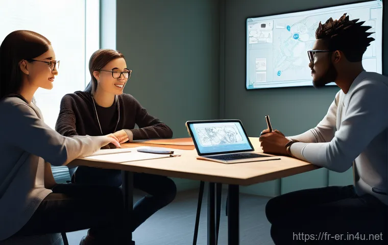 이터널리턴 글로벌 커뮤니티 운영 - "A diverse group of young adult and teenage gamers, representing various global backgrounds, are act...