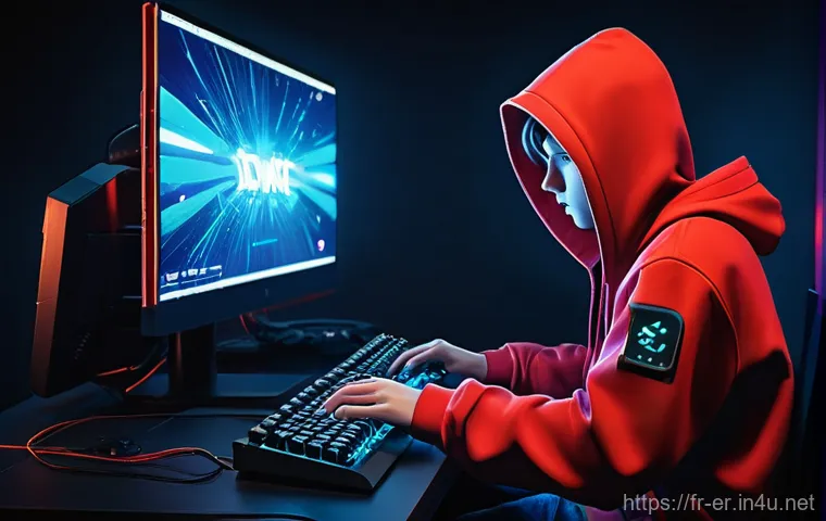 이터널리턴 서버 지역별 특징 - **Prompt 1: The Frustration of Latency**
    "A vibrant, dynamic illustration depicting a young adul...