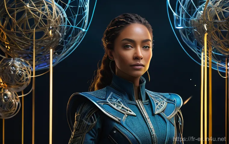 이터널리턴 신규 캐릭터 밸런스 - A dynamic, epic scene of Henry, a powerful male warrior, clad in advanced, glowing technological arm...