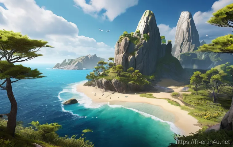 이터널리턴 유저 친화적 업데이트 - **Prompt 1: Dynamic Character Action in a Redesigned Area**
    "A powerful Eternal Return game char...